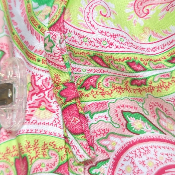 🩸SALE🩸Good Clothes Multi Color Paisley Design Mini Skirt 8 Petite - Picture 10 of 12